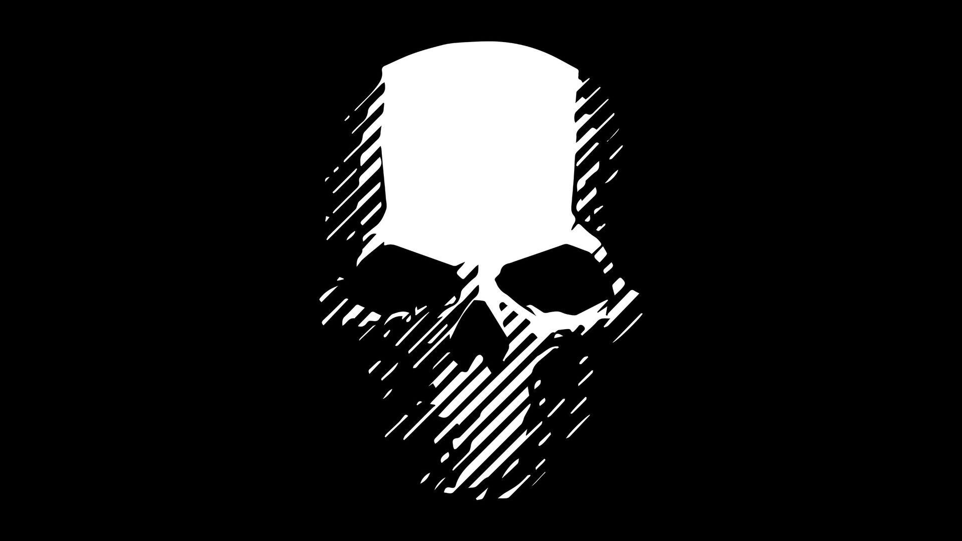 Black and White Ghost Logo - Ghost unit emblem Wallpaper from Tom Clancy's Ghost Recon: Wildlands ...