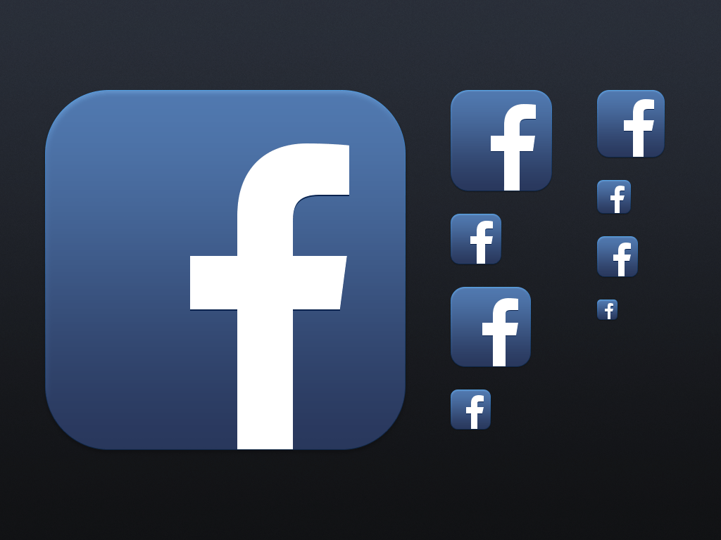 Facebook iPhone Logo - Facebook app Logos