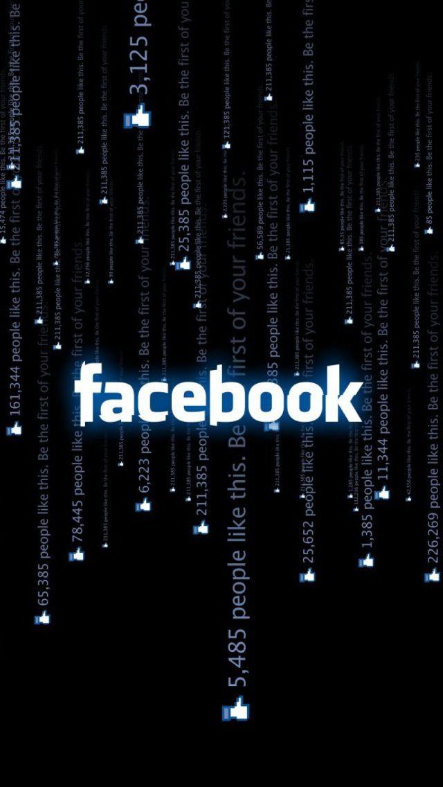 Facebook iPhone Logo - Digital Facebook Logo IPhone 6 6 Plus And IPhone 5 4 Wallpaper