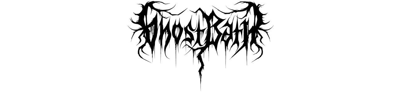 Black and White Ghost Logo - GHOST BATH: All In Merchandise