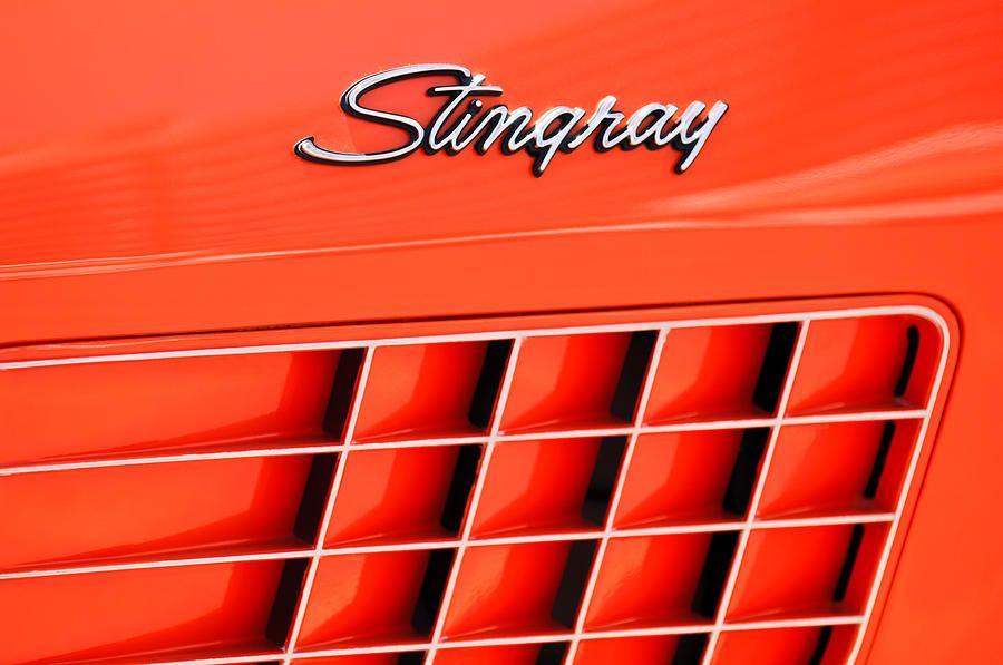1972 Corvette Stingray Logo - 1972 Chevrolet Corvette Stingray Emblem 3 Photograph by Jill Reger