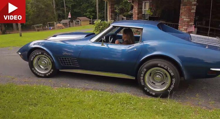 1972 Corvette Stingray Logo - Woman Reunited With Her 1972 Corvette Stingray After 43 Years ...