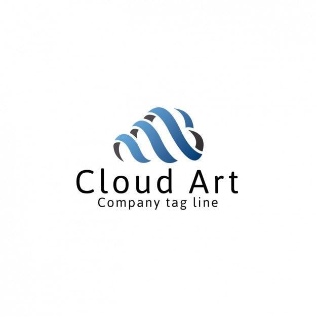 Cloud Company Logo - Computing cloud logo template Vector