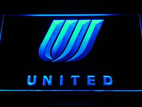 United Tulip Logo - United Airlines Tulip Logo LED Neon Sign