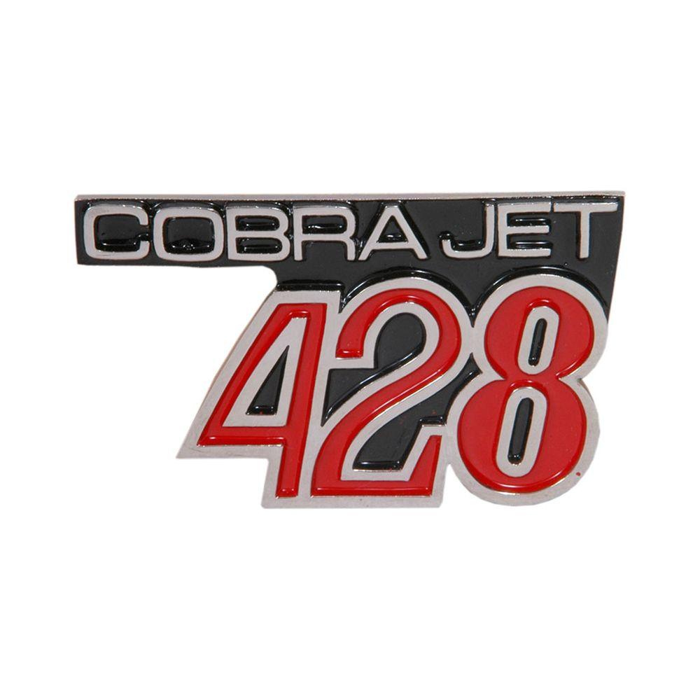 Cobra Jet Logo - Fender Emblem 428 Cobra Jet 1968 Shelby GT500KR | Stock Style ...