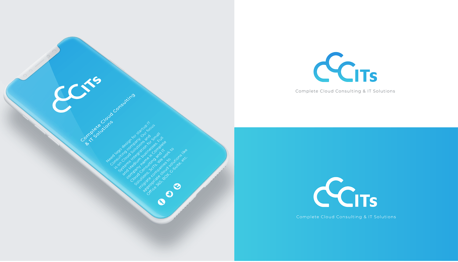 Cloud Company Logo - Modern, Conservative, It Company Logo Design for 3cITs or Company ...