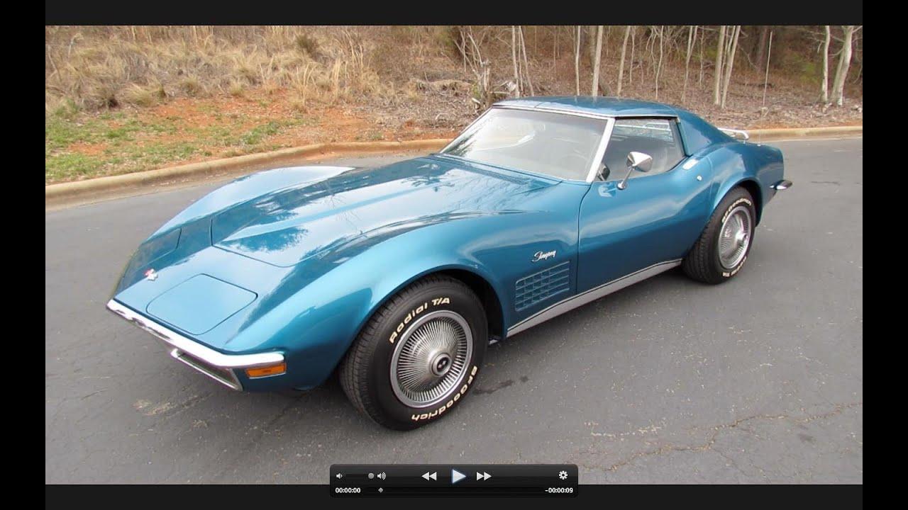 1972 Corvette Stingray Logo - 1972 Chevrolet Corvette 350 (C3) Start Up, Exhaust, and In Depth ...