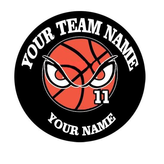 Custom Basketball Logo - Customized Basketball logo 07 [Basketball logo 07] - CAD$3.50 : iron ...