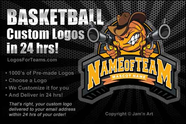 Custom Basketball Logo - Basketball Logos on Logosforteams.com!