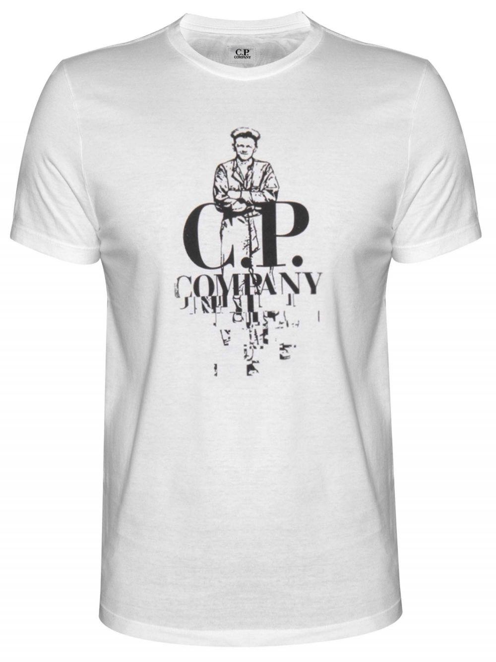 Company White Logo - C.P. Company White T-Shirt | Designerwear