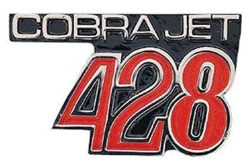 Cobra Jet Logo - 1968 Mustang 428 Cobra Jet Fender Emblem | Mustangs Plus - Buy ...