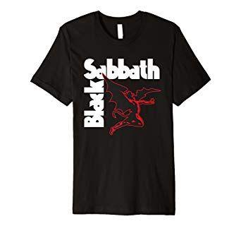 Black Sabbath Demon Logo - Black Sabbath Demon Logo T Shirt: Clothing