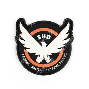 Tom Clancy's the Division Logo - 9CM Tom Clancy's The Division Agent SHD logo PVC Hook Loop patch ...