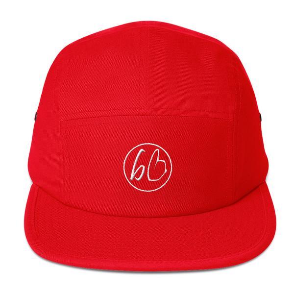 B B In Circle Logo - bb Circle Logo Five Panel Hat