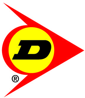 Red and Yellow D Logo - Dunlop Tires Logo