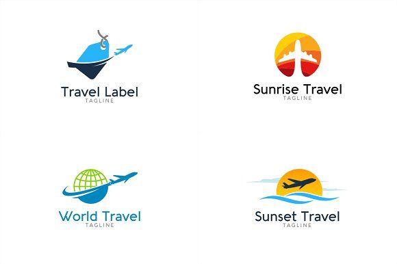 Travel Logo - 10 Travel Logo Bundle #1 ~ Logo Templates ~ Creative Market