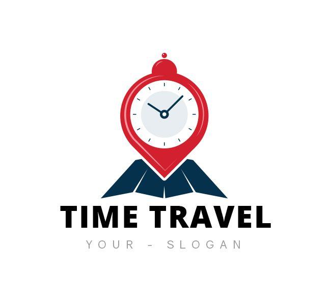 Travel Logo - Time Travel Logo & Business Card Template Design Love