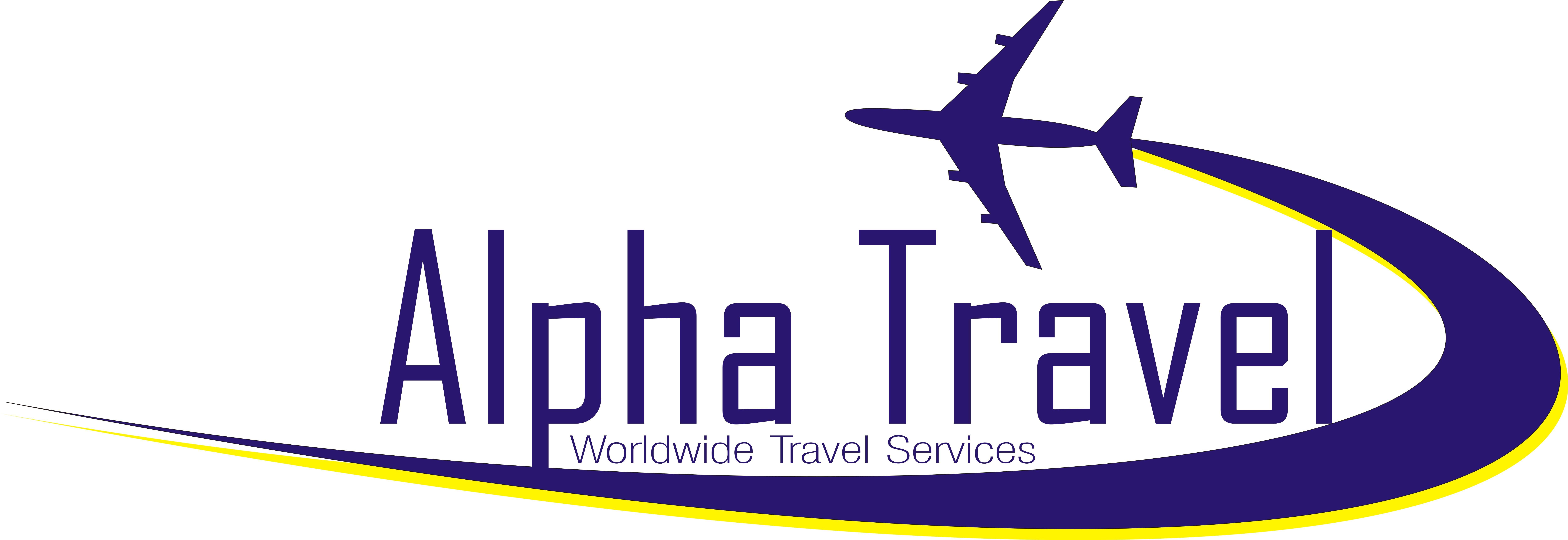 Travel Logo - ALPHA TRAVEL LOGO