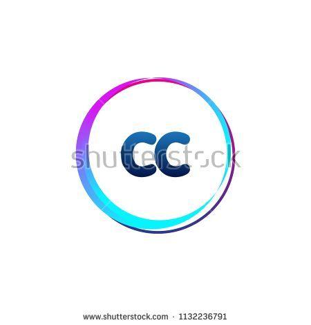 This Company with C C Logo - Letter CC logo with colorful circle, letter combination logo design ...