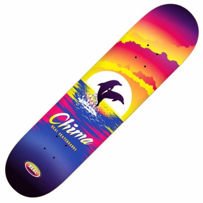 Paradise Skateboard Logo - Real Skateboards Chima Ferguson Paradise Skateboard Deck 8.18 ...