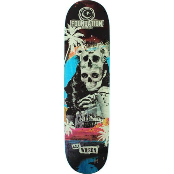 Paradise Skateboard Logo - Foundation Skateboards Cole Wilson Nuclear Paradise Skateboard Deck ...