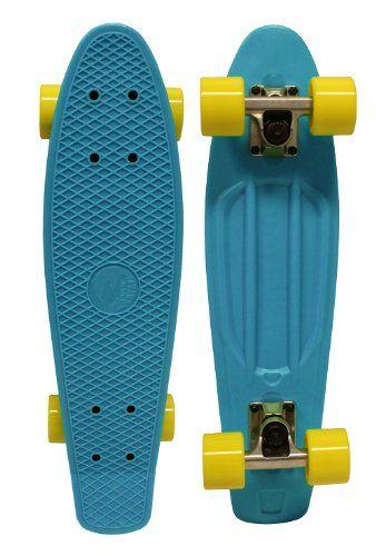 Paradise Skateboard Logo - Amazon.com : PARADISE Plastic Skateboard Wheels (Blue/Yellow, 6 X 22 ...