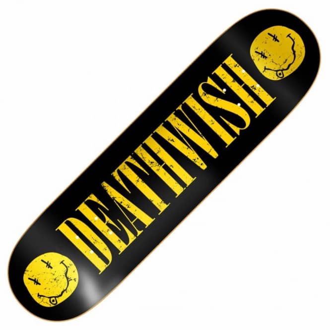 Paradise Skateboard Logo - Deathwish Skateboards Paradise Skateboard Deck 8.0'' - SKATEBOARDS ...