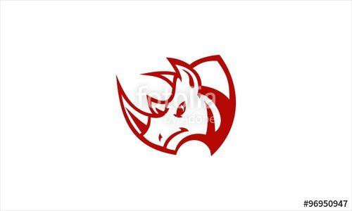 Red Rhino Logo - Red Rhino Logo Stock Image And Royalty Free Vector Files On Fotolia