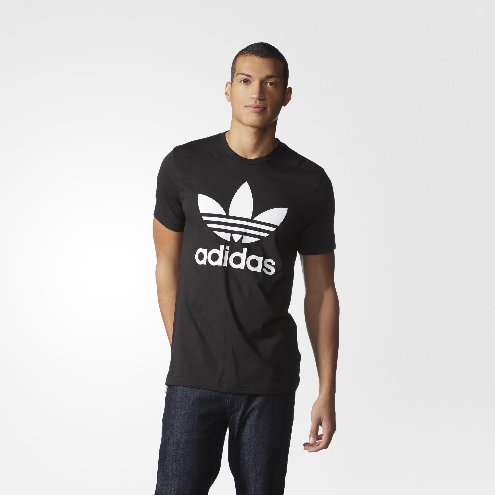 Adidas Originals Trefoil Logo - SIZE: Medium This adidas Originals Trefoil Tee puts the Trefoil logo