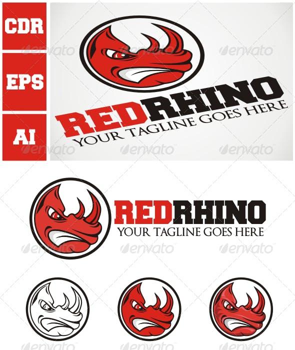 Red Rhino Logo - Red Rhino Logo by seviart | GraphicRiver