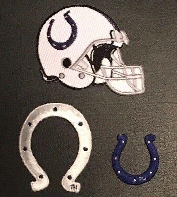 NFL Colts Logo - NFL INDIANAPOLIS COLTS Football *NEW* Logo Iron on Patch *Choice ...