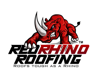 Red Rhino Logo - Logo design entry number 79 by masjacky | Rhino Roofing logo contest