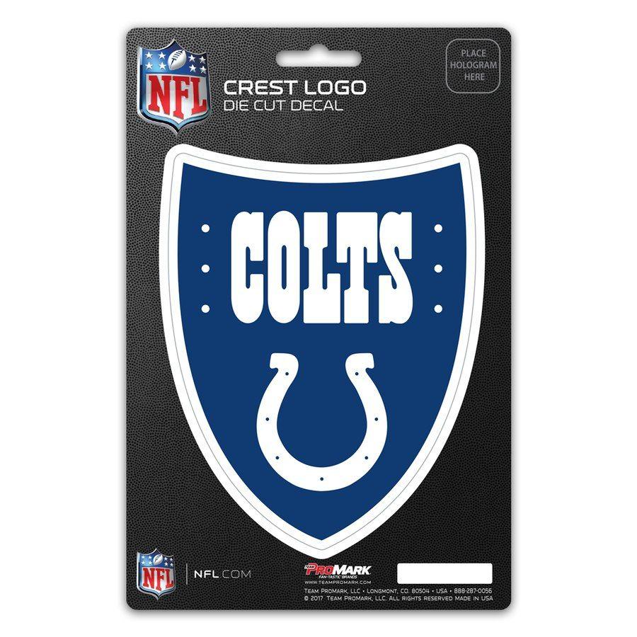 NFL Colts Logo - Indianapolis Colts Crest Logo Shield Decal