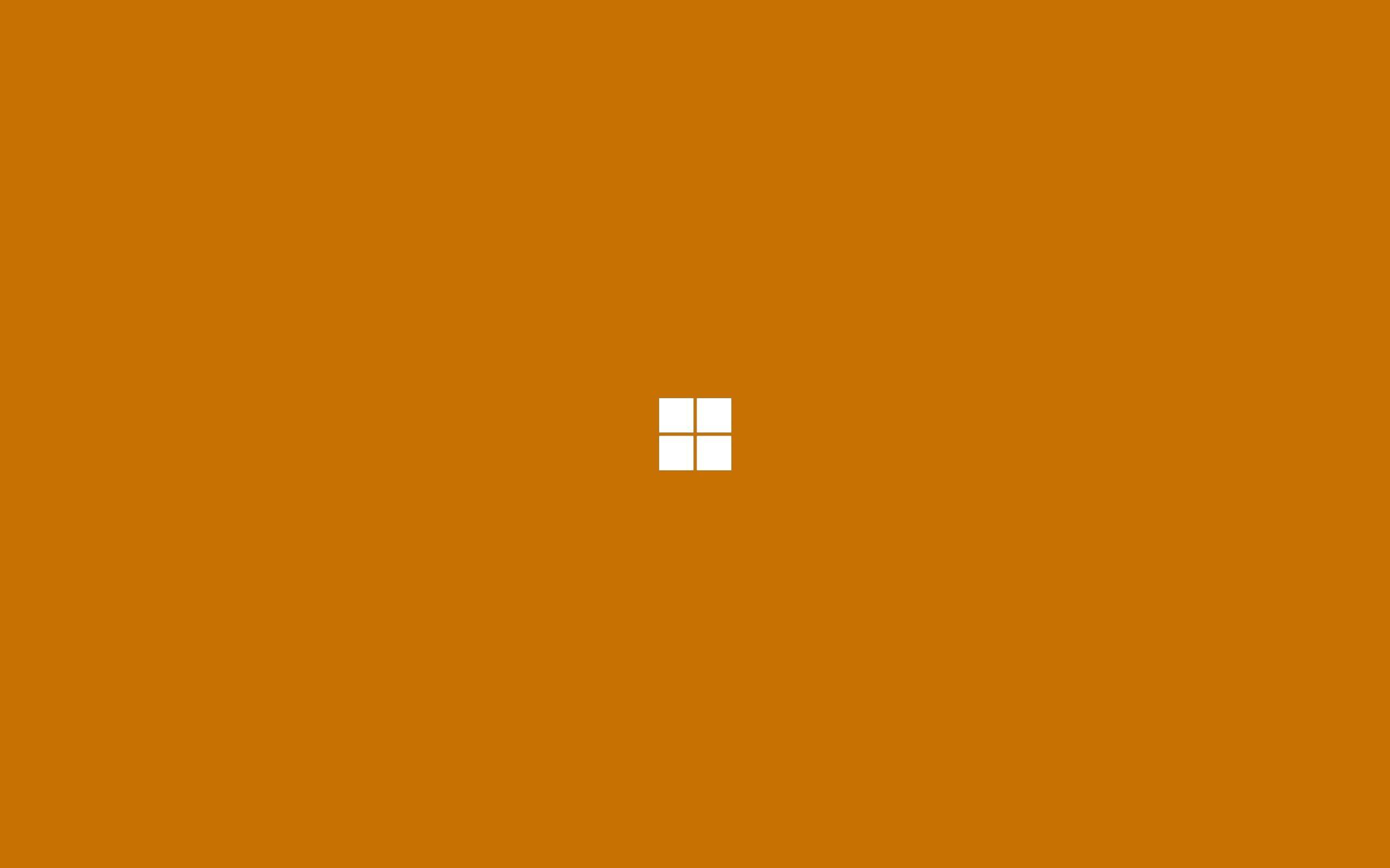 Orange Circle Computer Logo - Wallpaper : simple background, minimalism, text, logo, yellow ...