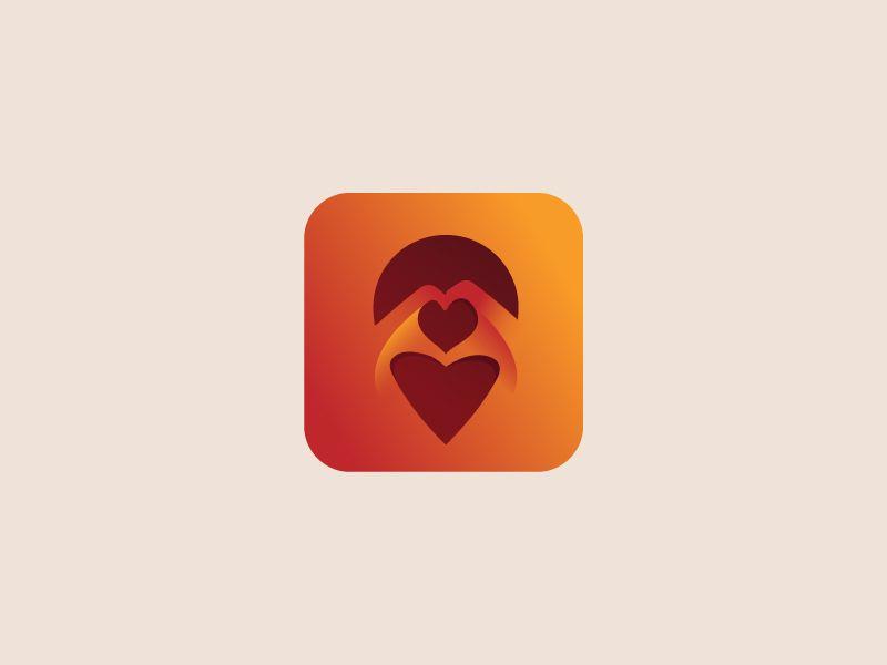 Love App Logo - Love App Icon by DAINOGO | Dribbble | Dribbble
