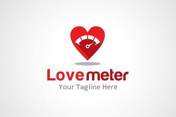 Love App Logo - Love Meter Logo Design / icon ~ Logo Templates ~ Creative Market