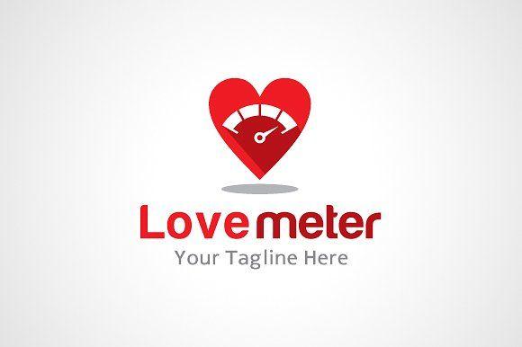 Love App Logo - Love Meter Logo Design / icon Logo Templates Creative Market