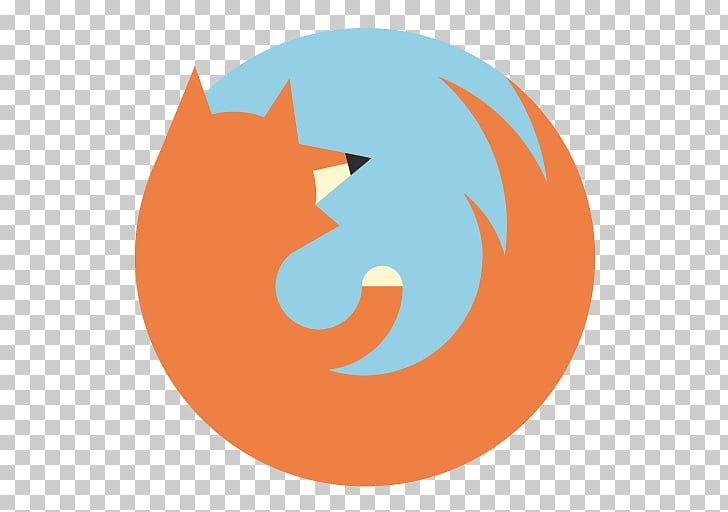 Orange Circle Computer Logo - Blue symbol orange logo, Internet firefox, square orange and blue