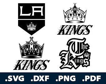 Los Angeles Kings Logo - La kings svg | Etsy