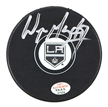 Los Angeles Kings Logo - Wayne Gretzky Los Angeles Kings Signed Autographed Kings Logo NHL ...