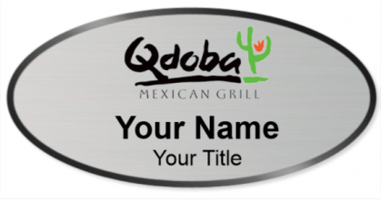 Qdoba Logo - Qdoba Mexican Grill Name Tags - NameBadge.com
