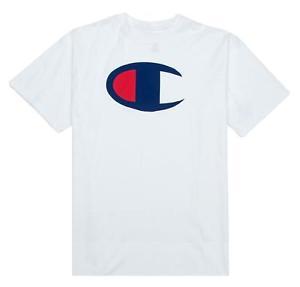 Retro C Logo - Champion Mens Big and Tall Retro C Logo Graphic Heritage Crewneck T