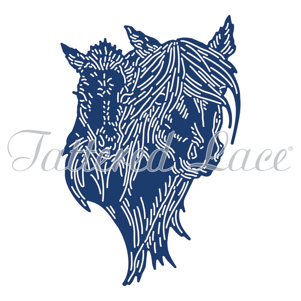Mare and Foal Logo - Mare & Foal (464101) – Tattered Lace
