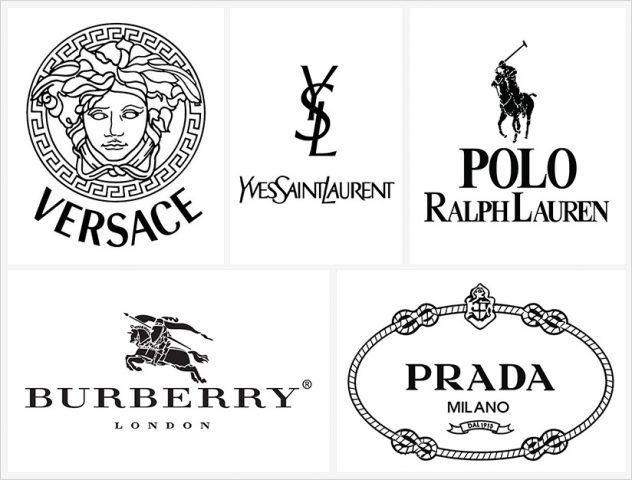 Famous Designer Brands Logo - Fashion Brand Logos – Jennie Design