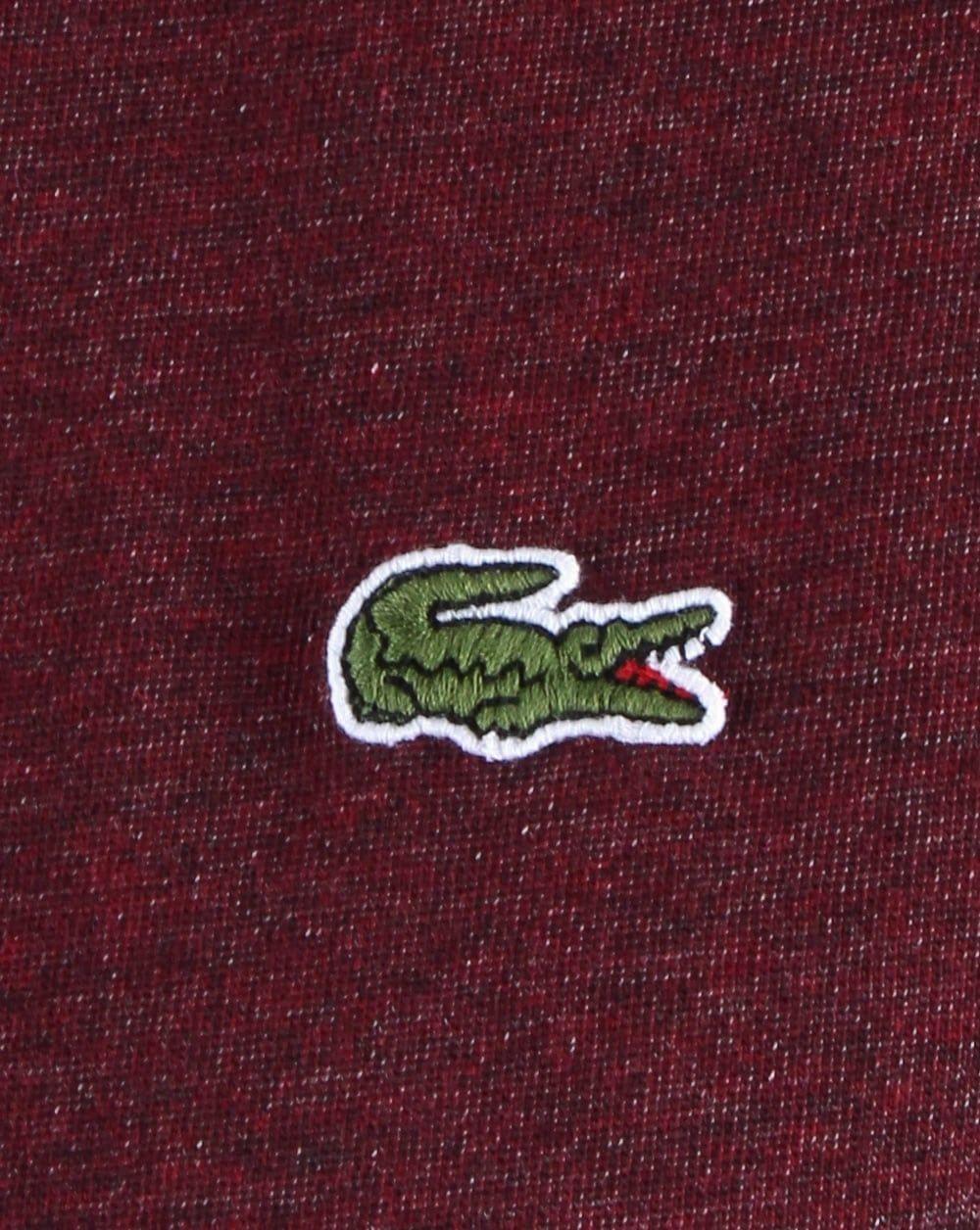 Lacoste Shirt Logo - Lacoste Crew Neck T-shirt Grape,crew neck, Men's, Cotton, Tee