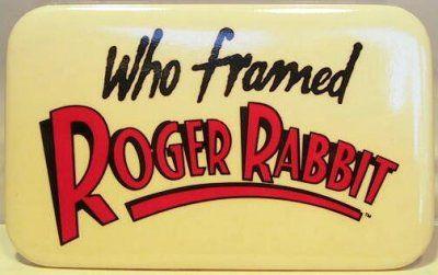 Roger Rabbit Logo - Who Framed Roger Rabbit logo button from our Buttons collection
