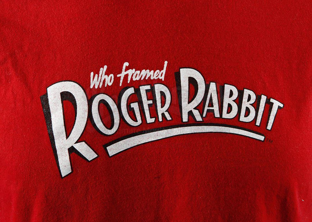 Roger Rabbit Logo - Red Crew Shirt | Prop Store - Ultimate Movie Collectables
