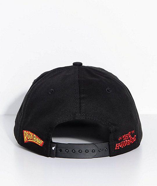 Roger Rabbit Logo - The Hundreds X Who Framed Roger Rabbit Black Snapback Hat