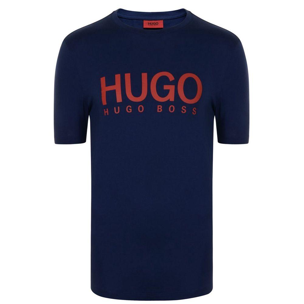 Cool LRG Logo - Custom Hugo Outlet Store - Hugo Olive Logo T Shirt With Navy/Red ...