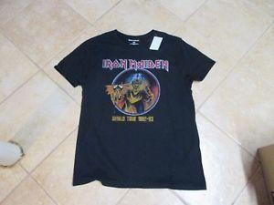 Cool LRG Logo - IRON MAIDEN CLASSIC CONCERT TOUR T SHIRT (MENS LRG) NWT BLACK